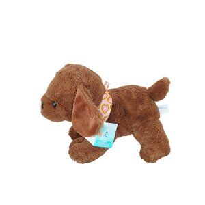 Hug Me Walgreens Dog‎ With Bandana Brown Puppy Stuffed Plush Toy 11 Inch Soft